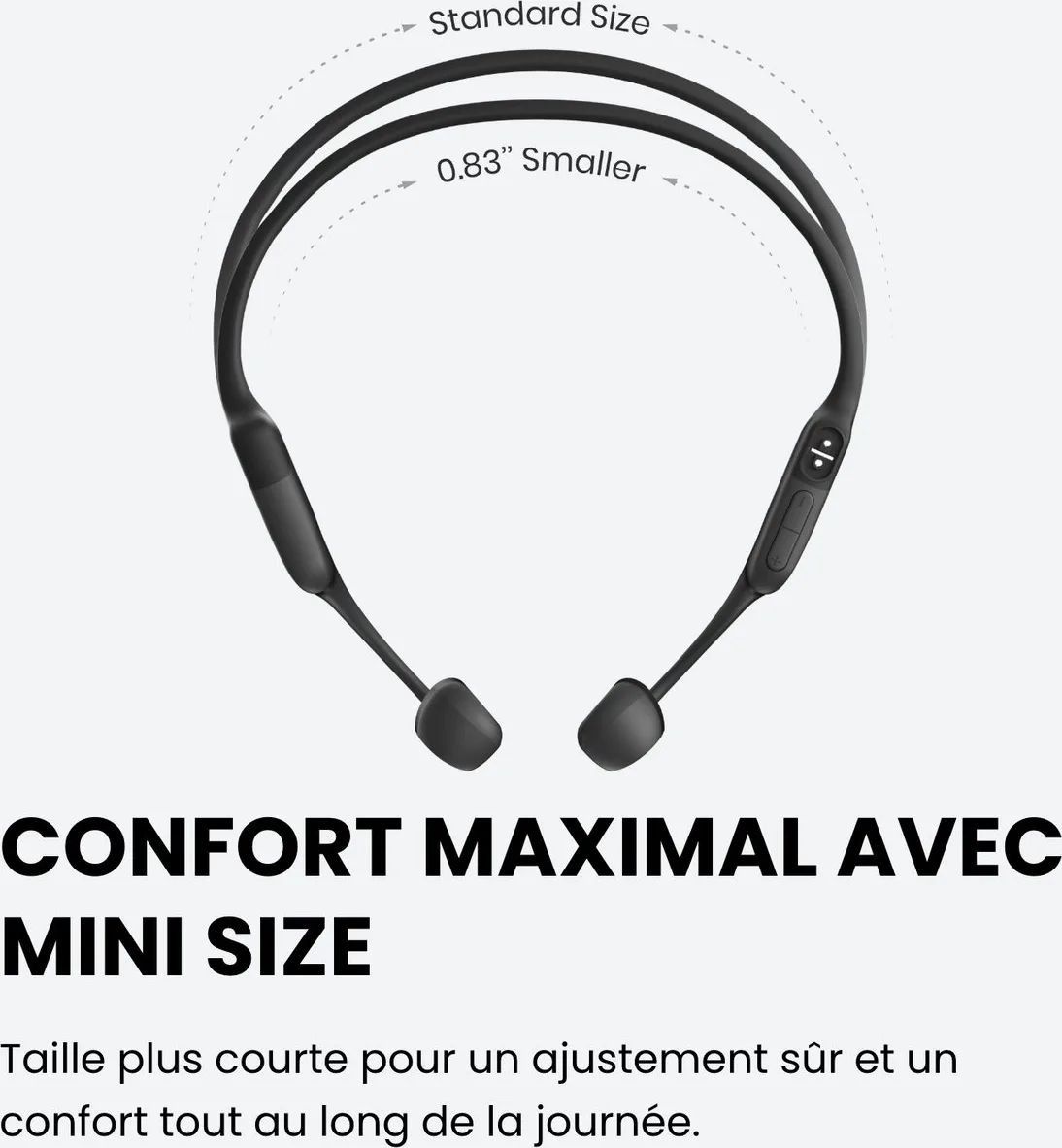 Shokz Open Run Mini USB-C Noir – Image 3