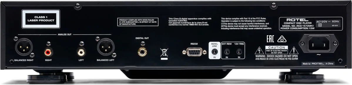 Rotel RCD-1572 MK2 Noir – Image 5